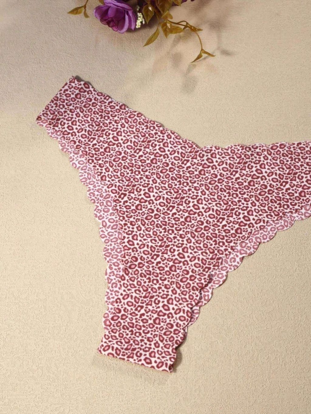 Women’s Seamless Triangle Panties | Wavy Edge | Soft Breathable Fabric | Comfortable Sexy Fit | 10-Pack
