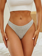 16-Pack Cotton Thong Panties | Low-Rise Breathable Comfortable Fit | Multicolor Everyday Set