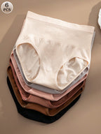 6-Pack High-Waisted Seamless Briefs | Soft Stretch Comfort | Everyday No-Show Underwear