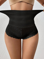 High-Waisted Tummy Control Shapewear Briefs – Seamless Butt Lifting & Waist Support Underwear