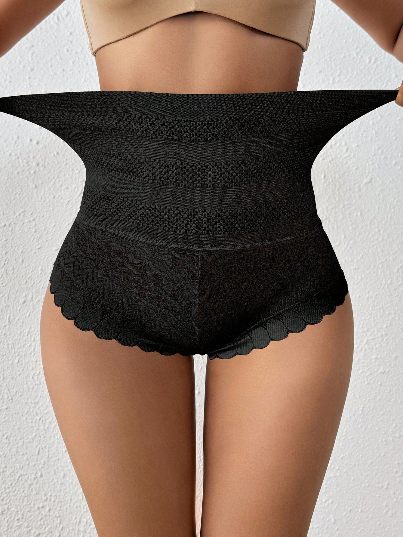 High-Waisted Tummy Control Shapewear Briefs – Seamless Butt Lifting & Waist Support Underwear