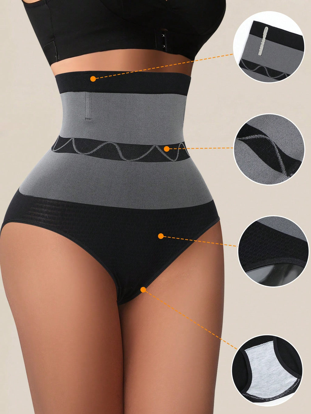 Seamless High Waist Shaper Panties | Tummy Control Butt Lifter
