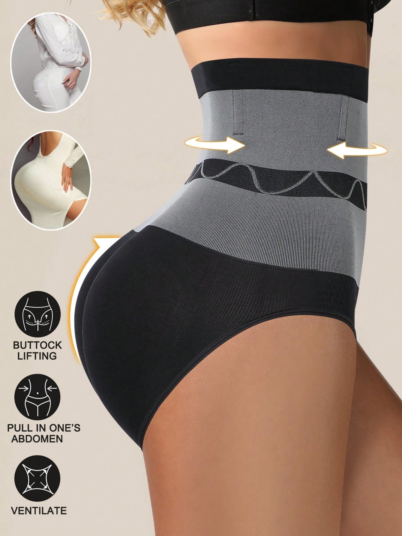 Seamless High Waist Shaper Panties | Tummy Control Butt Lifter