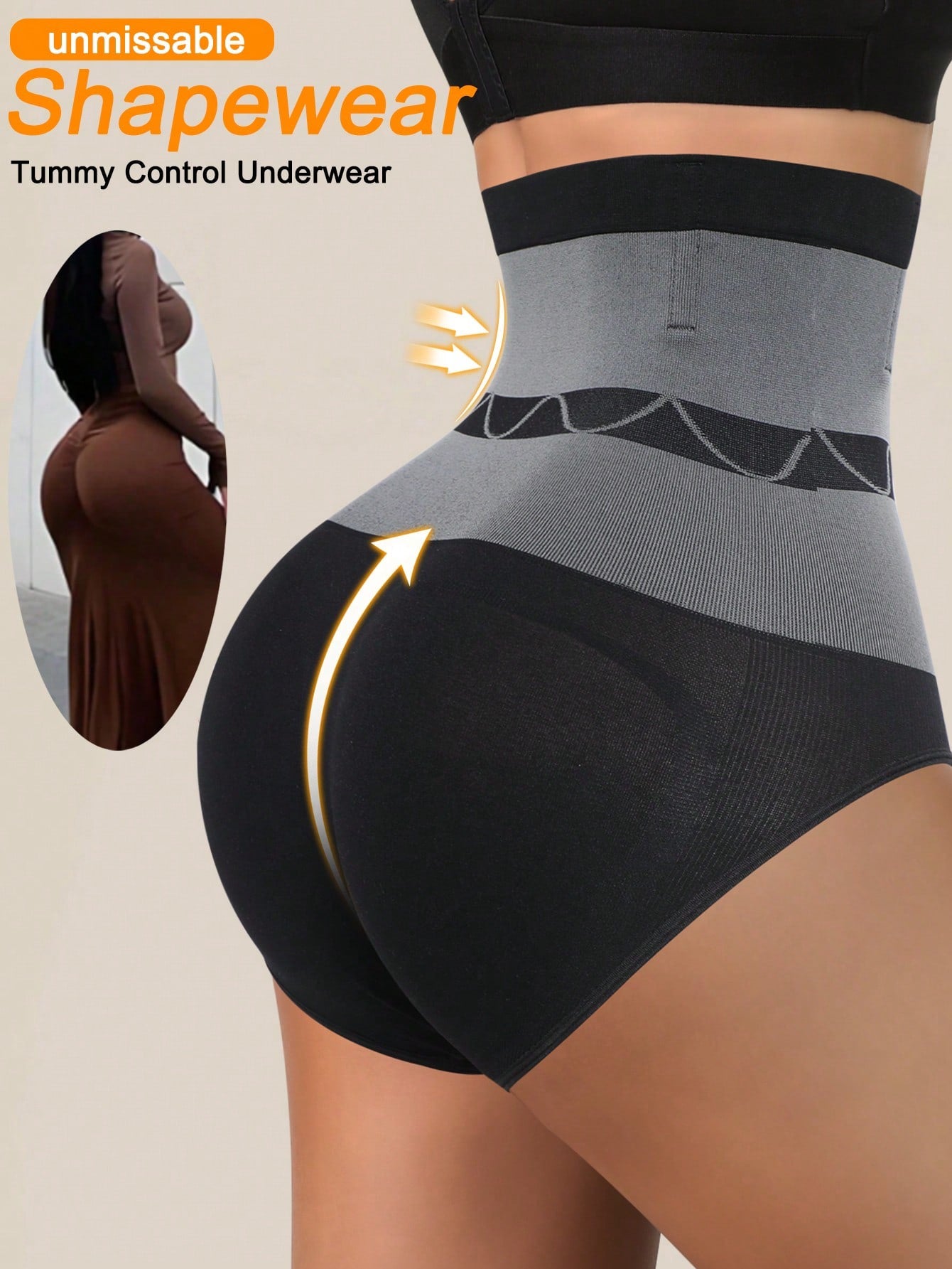 Seamless High Waist Shaper Panties | Tummy Control Butt Lifter