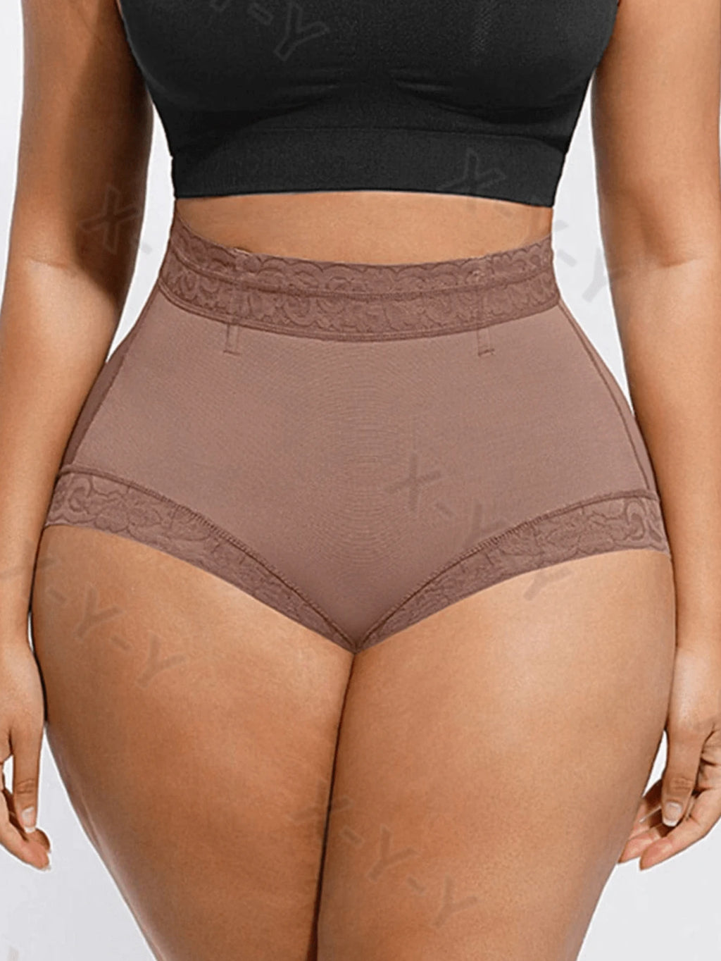 Plus Size High Waist Tummy Control Shapewear | Butt Lifting Slimming Panties
