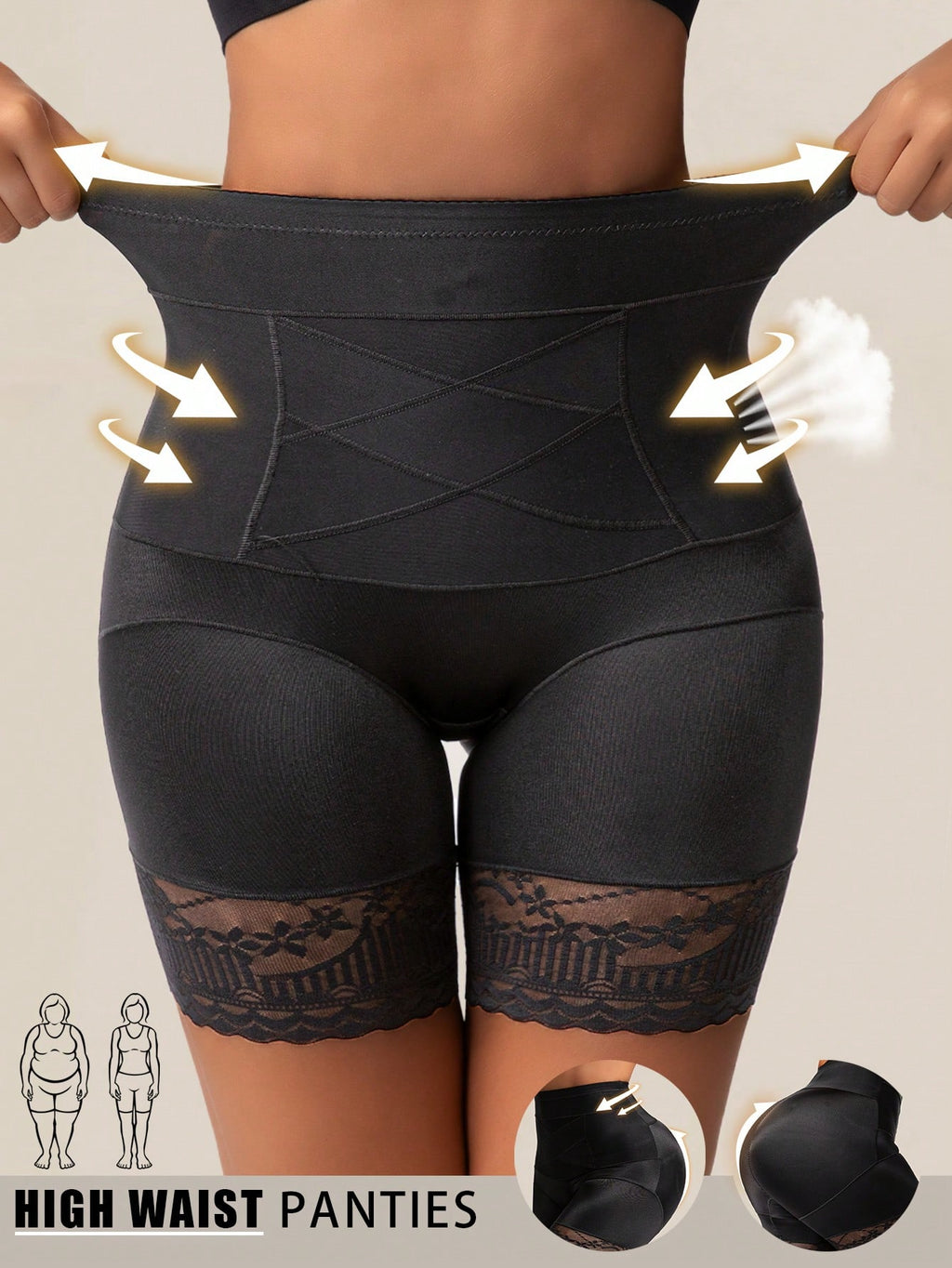 Seamless High-Waist Shapewear Panty | Tummy Control & Lift | Slimming Comfortable Fit