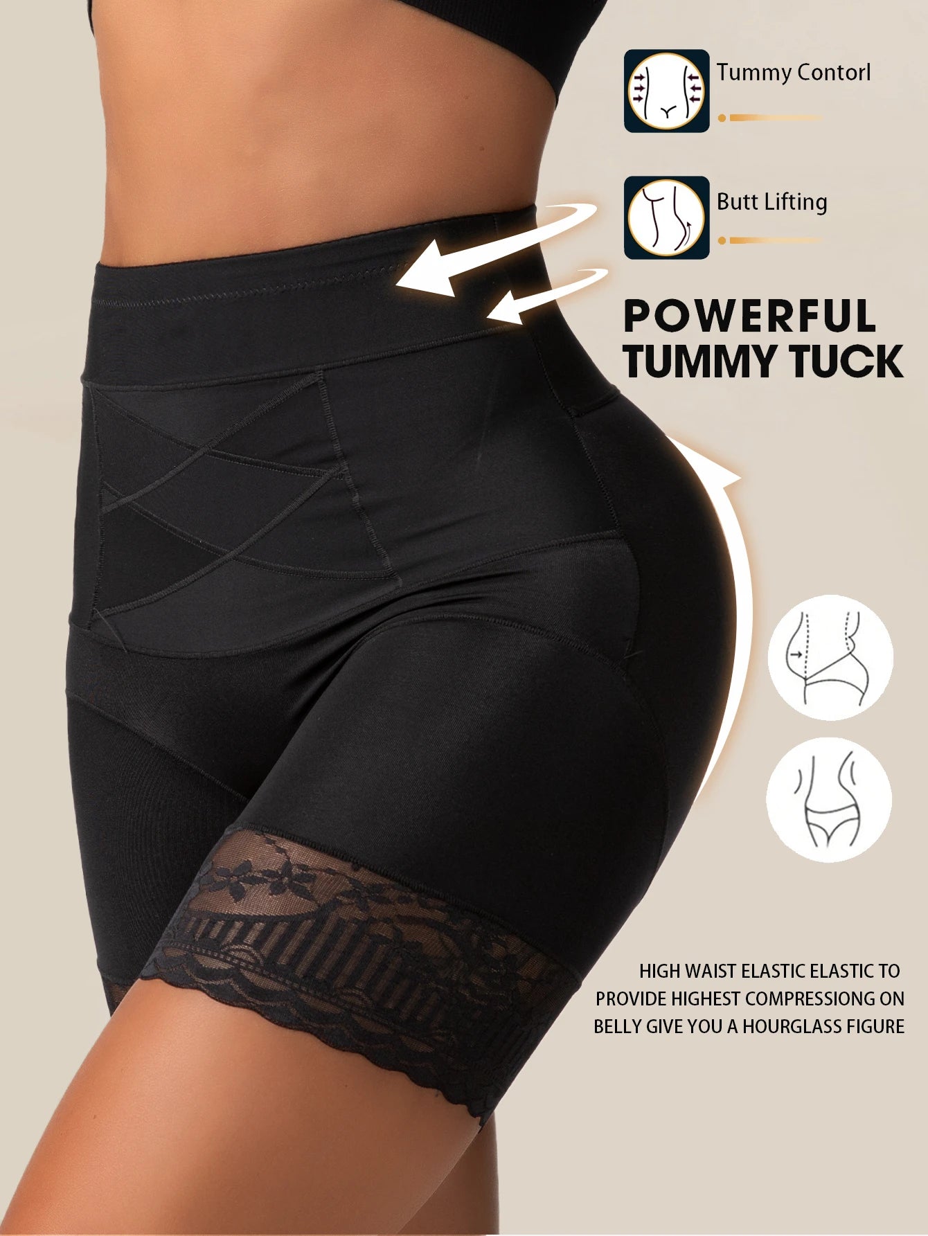 Seamless High-Waist Shapewear Panty | Tummy Control & Lift | Slimming Comfortable Fit