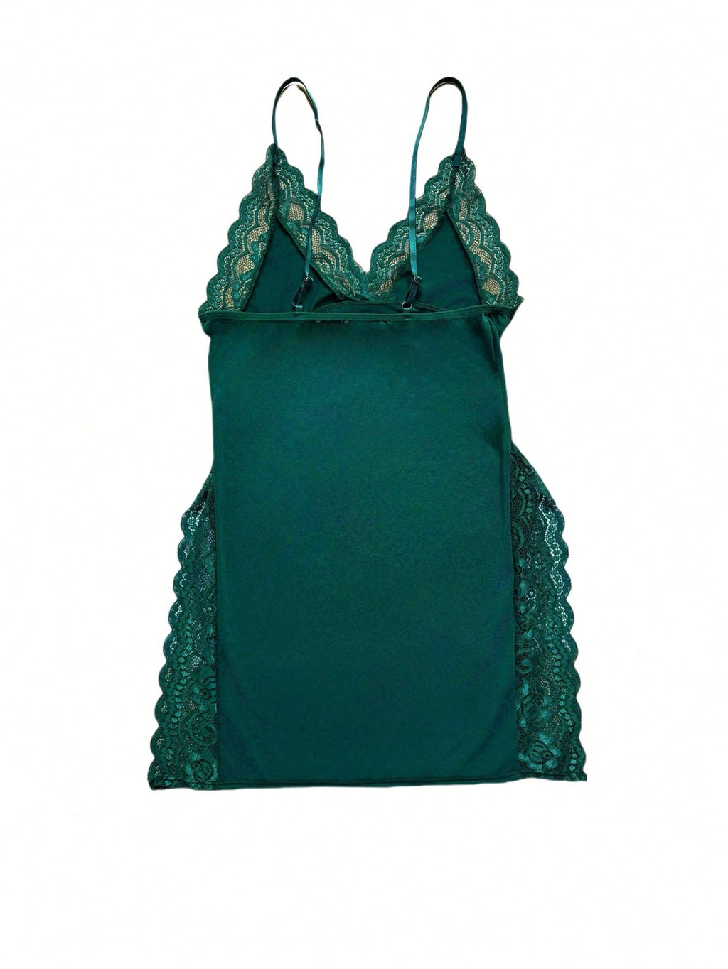 Milk Silk Lace-Trim Nightgown | Luxurious Wireless Chemise Sleepwear