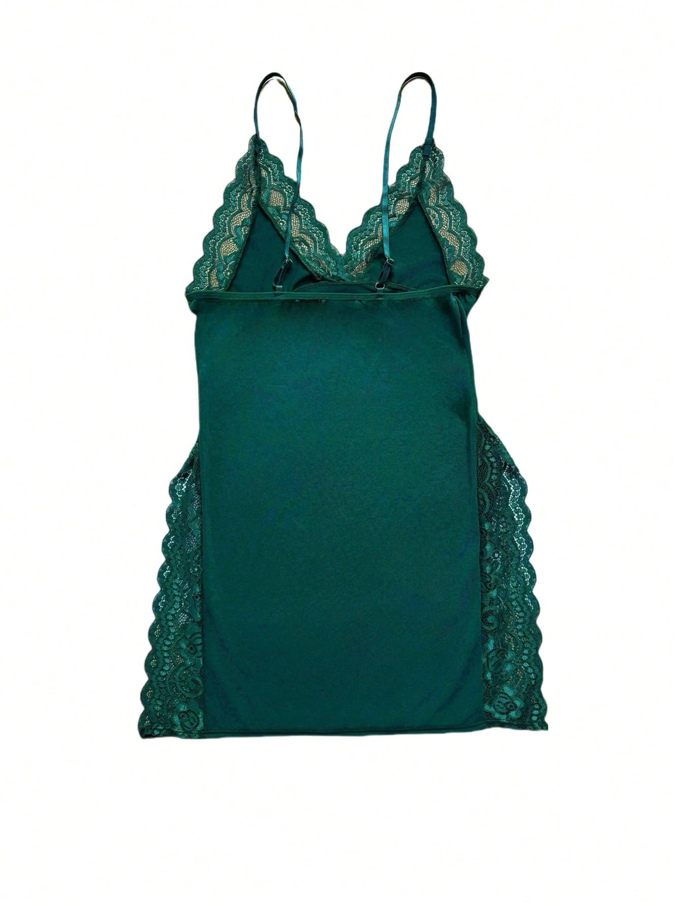 Milk Silk Lace-Trim Nightgown | Luxurious Wireless Chemise Sleepwear