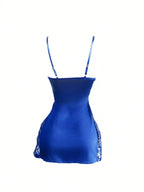 Milk Silk Lace-Trim Nightgown | Luxurious Wireless Chemise Sleepwear