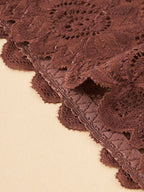 White High Waist Lace Trim Panties | Women's Casual Underwear