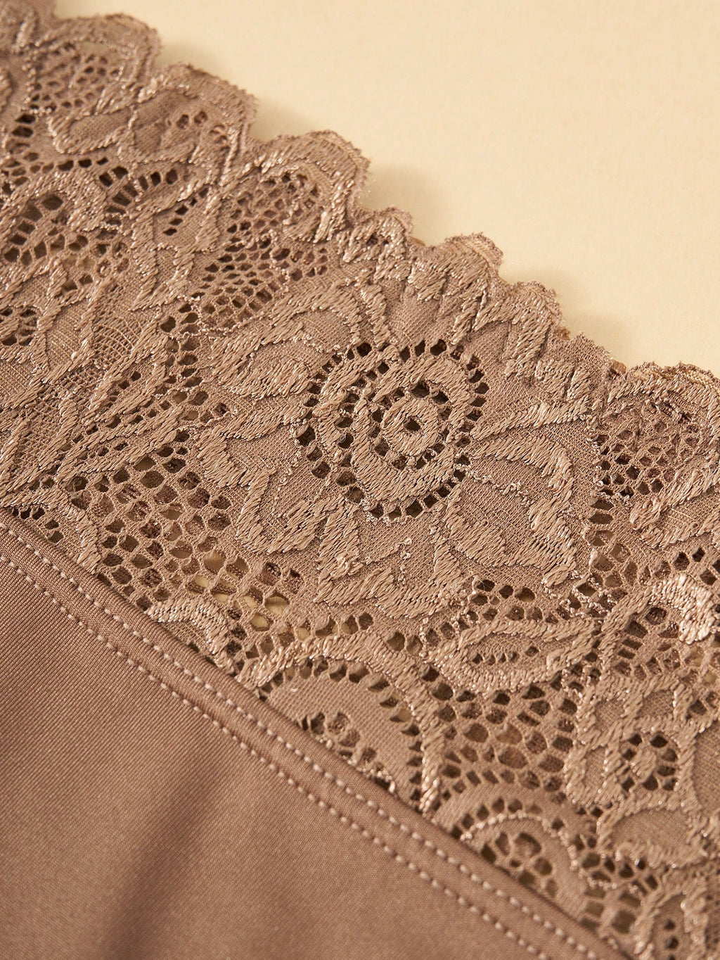 White High Waist Lace Trim Panties | Women's Casual Underwear