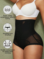Seamless Tummy Control Shapewear – High-Waisted Waist Trainer Panty for Women