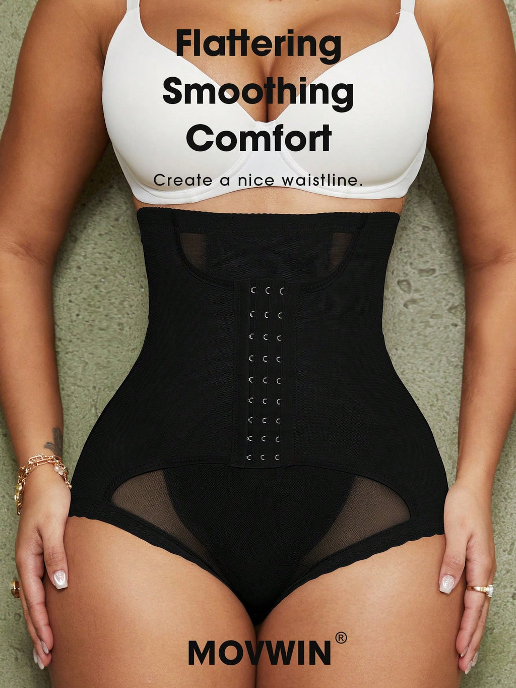 Seamless Tummy Control Shapewear – High-Waisted Waist Trainer Panty for Women