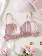 Women’s Lace Padded Push-Up Underwire Bra | Lift & Support Lingerie