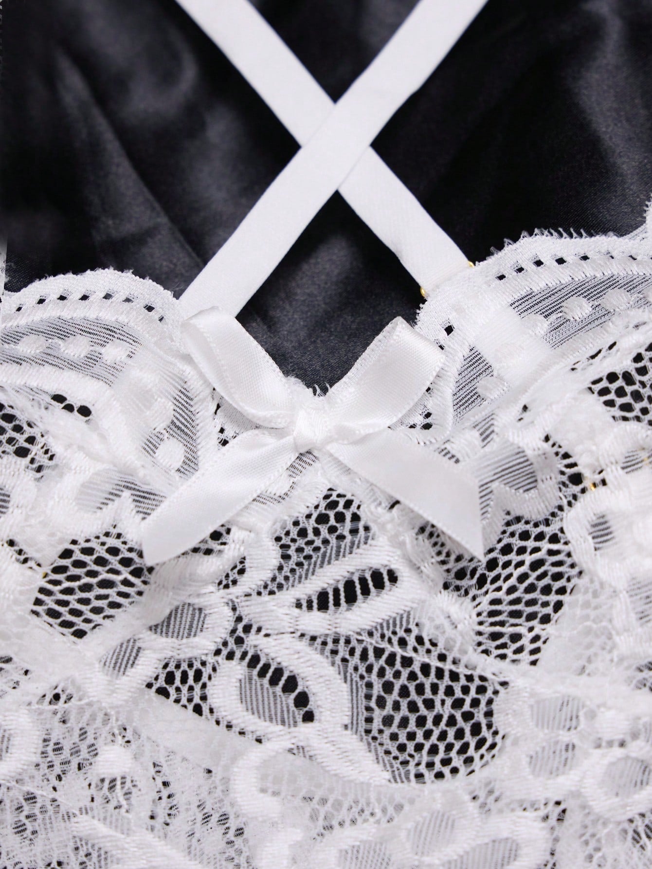 Women’s Sheer Lace Bodysuit with Figure-Hugging Fit