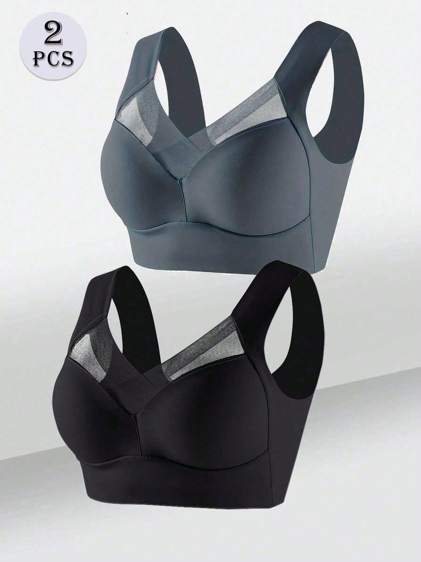 2-Pack Seamless Backless Bras | Wireless Fixed Cup Comfort | Everyday Invisible Lingerie