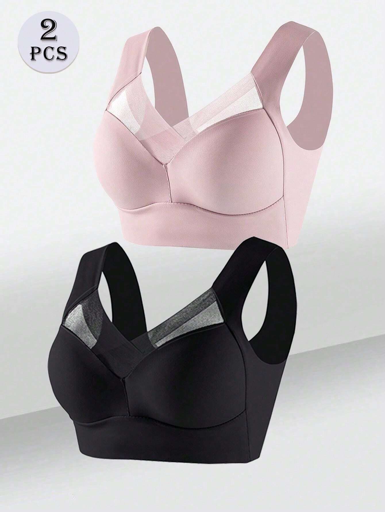 2-Pack Seamless Backless Bras | Wireless Fixed Cup Comfort | Everyday Invisible Lingerie
