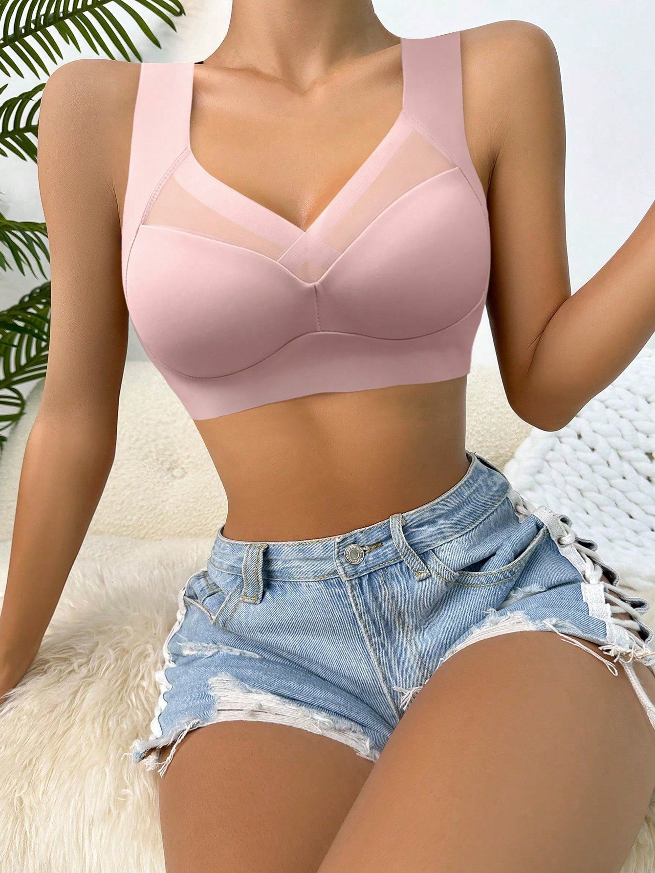 2-Pack Seamless Backless Bras | Wireless Fixed Cup Comfort | Everyday Invisible Lingerie
