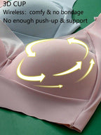 2-Pack Seamless Backless Bras | Wireless Fixed Cup Comfort | Everyday Invisible Lingerie