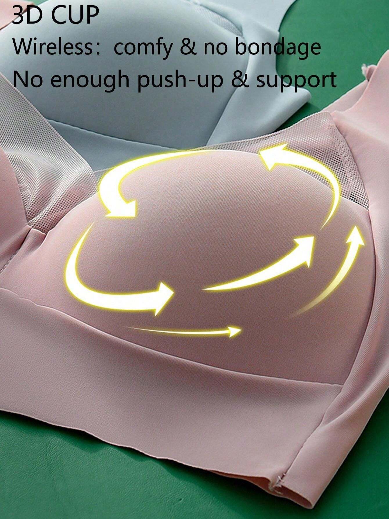2-Pack Seamless Backless Bras | Wireless Fixed Cup Comfort | Everyday Invisible Lingerie