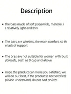 2-Pack Seamless Backless Bras | Wireless Fixed Cup Comfort | Everyday Invisible Lingerie