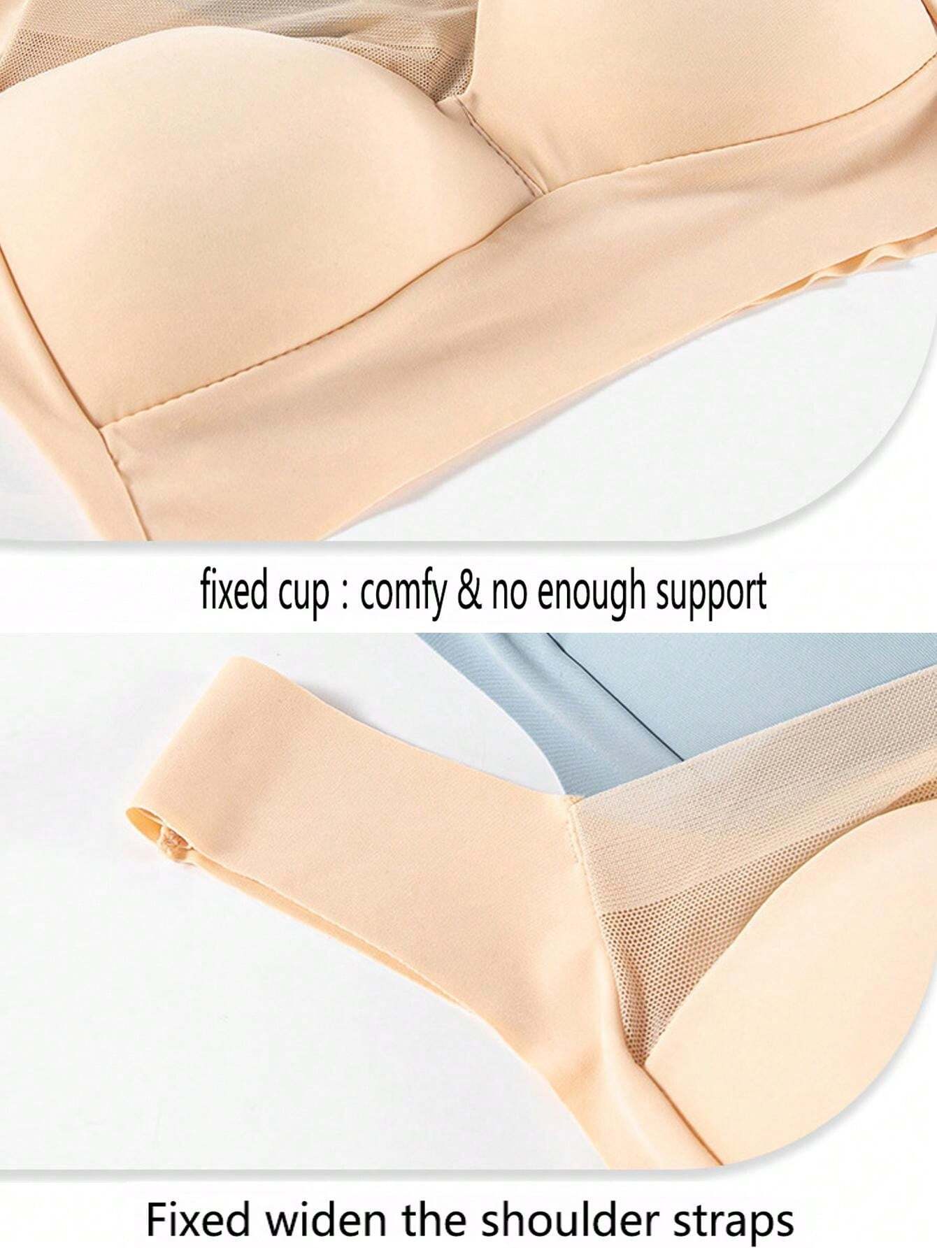 2-Pack Seamless Backless Bras | Wireless Fixed Cup Comfort | Everyday Invisible Lingerie