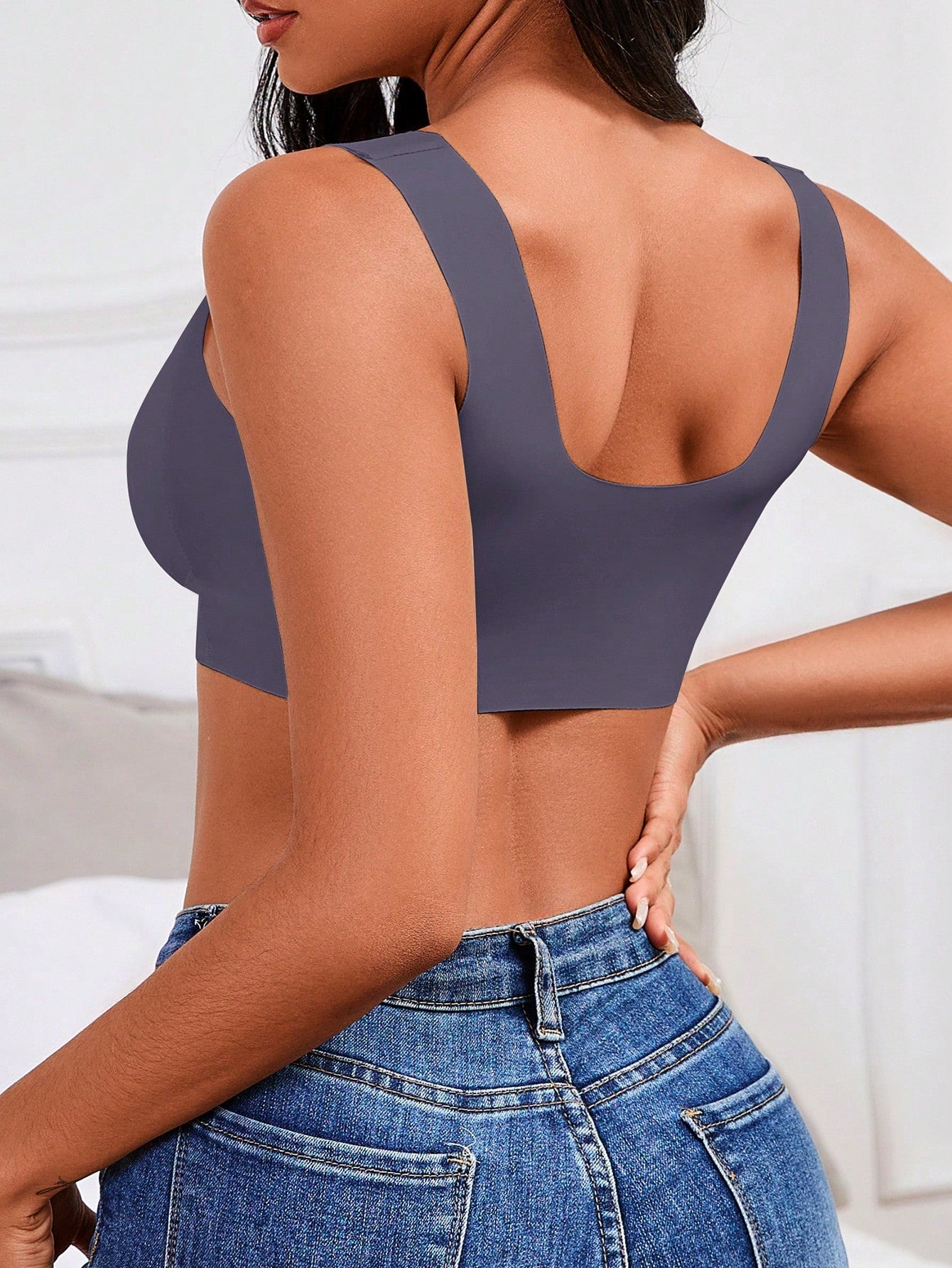 2-Pack Seamless Backless Bras | Wireless Fixed Cup Comfort | Everyday Invisible Lingerie