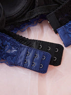 Women’s 2-Piece Floral Lace Underwire Bra Set | Sexy Sheer Lingerie Push-Up Bras
