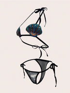 Women’s 2 Piece Lace Camisole and Dress Style Lingerie Set