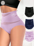 3PCS High Waist Tummy Control Seamless Panties