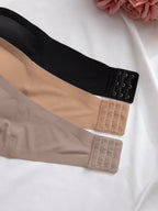 3-Pack Strapless Seamless Bras | Wireless Comfortable Fit | Multi-Color Everyday Wear