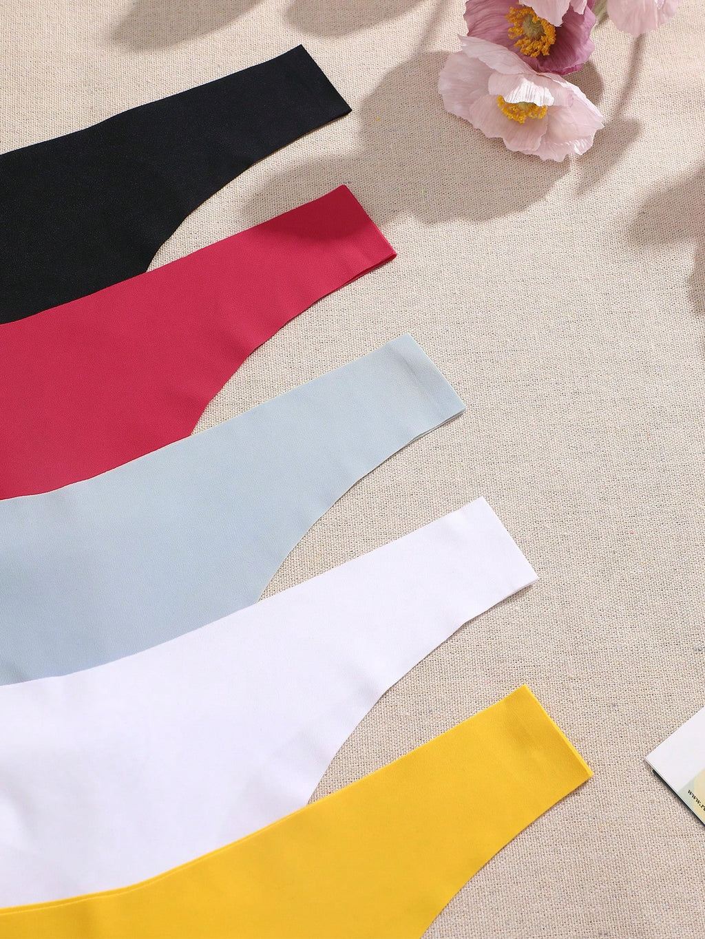 5-Pack Women’s Seamless Thong Panties – Low Rise, Soft & Comfortable