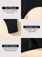 7-Pack Ribbed Cotton Thong Panties | Low-Rise Stretch Comfortable Fit | Multicolor Everyday Wear