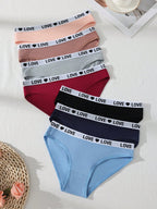 7-Pack Ribbed Cotton Thong Panties | Low-Rise Stretch Comfortable Fit | Multicolor Everyday Wear