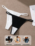 7-Pack Low Rise Seamless Ribbed Thongs