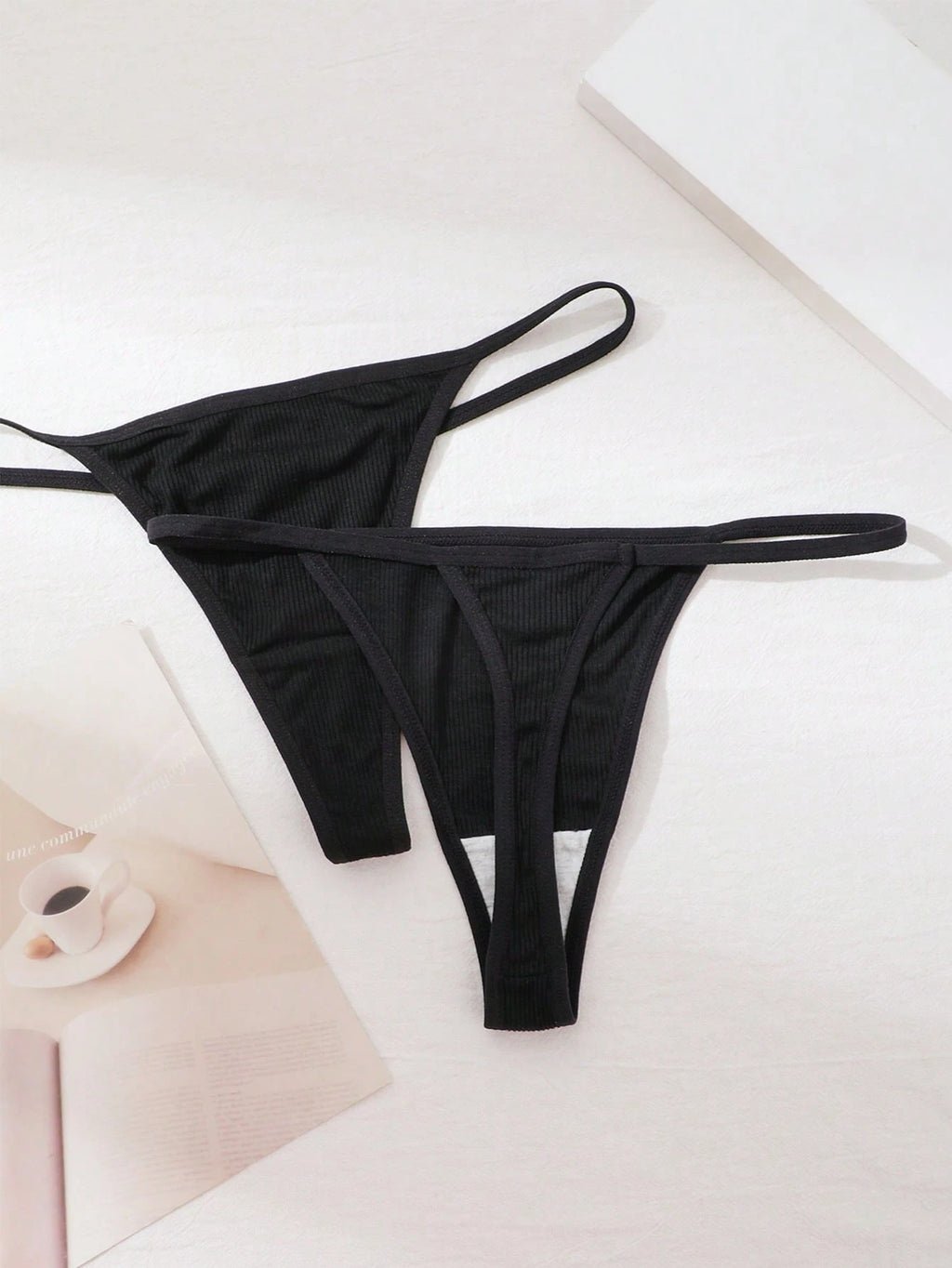 7-Pack Low Rise Seamless Ribbed Thongs