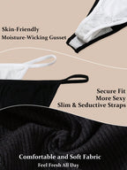 7-Pack Low Rise Seamless Ribbed Thongs