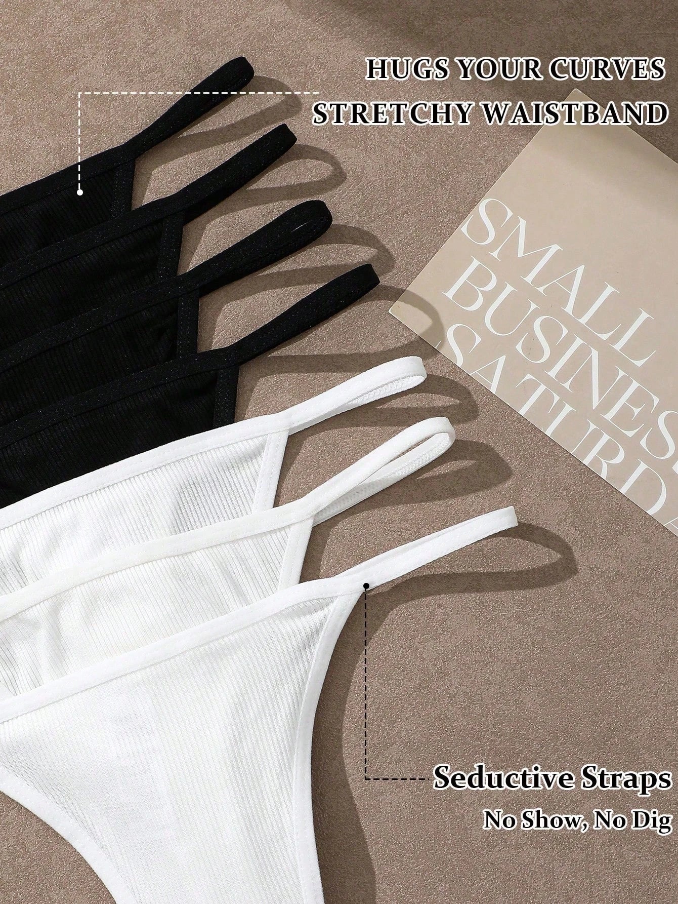 7-Pack Low Rise Seamless Ribbed Thongs