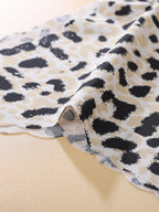 8-Pack Seamless Triangle Panties | Wavy Trim Leopard & Solid Colors | Soft Comfortable Everyday Underwear