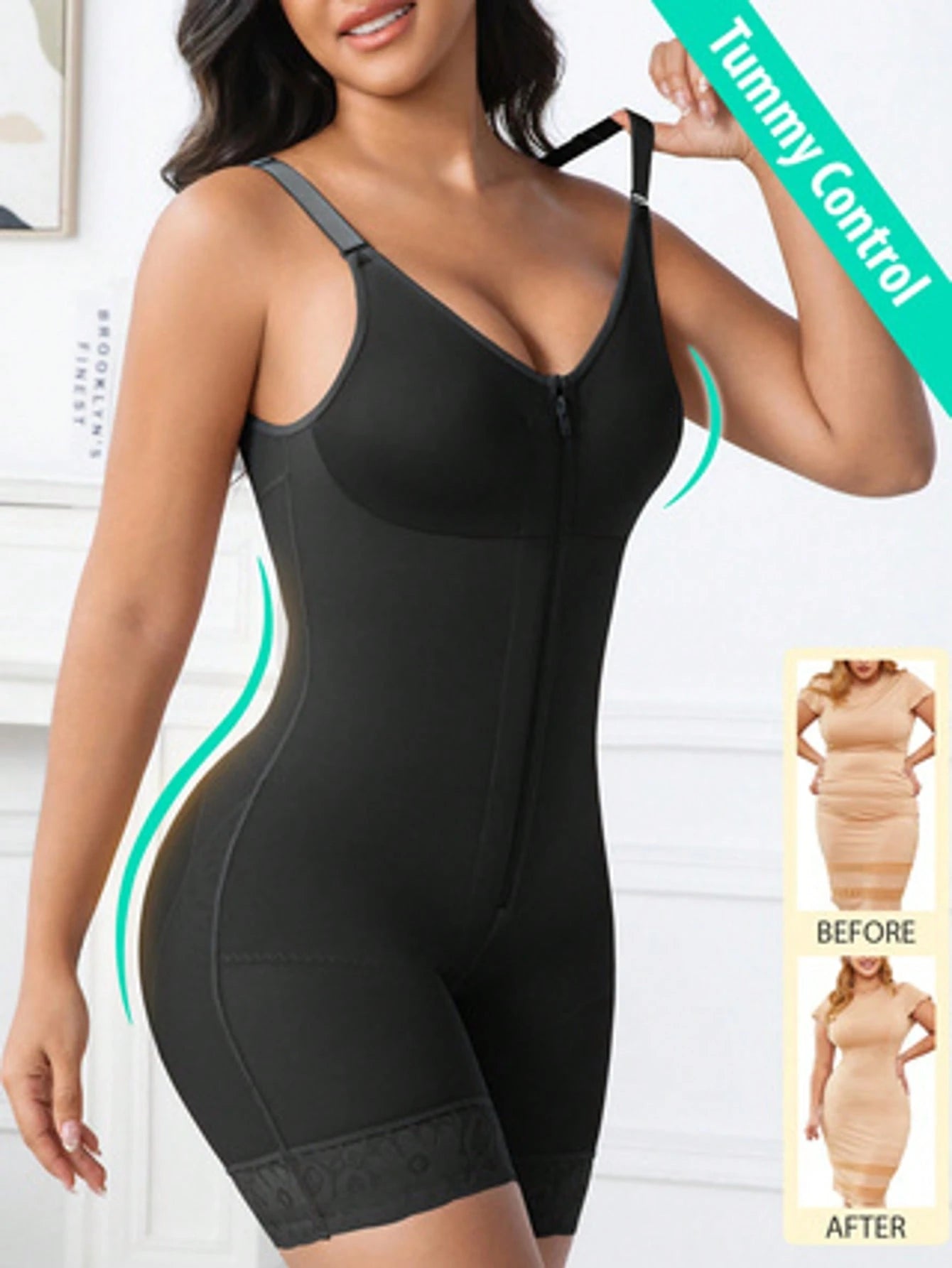 Minimalist Seamless Shaping Jumpsuit | Targeted Abdominal Control