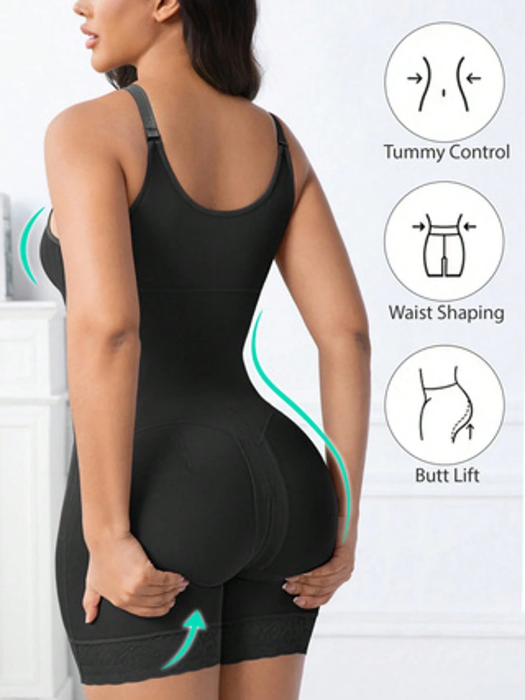Minimalist Seamless Shaping Jumpsuit | Targeted Abdominal Control