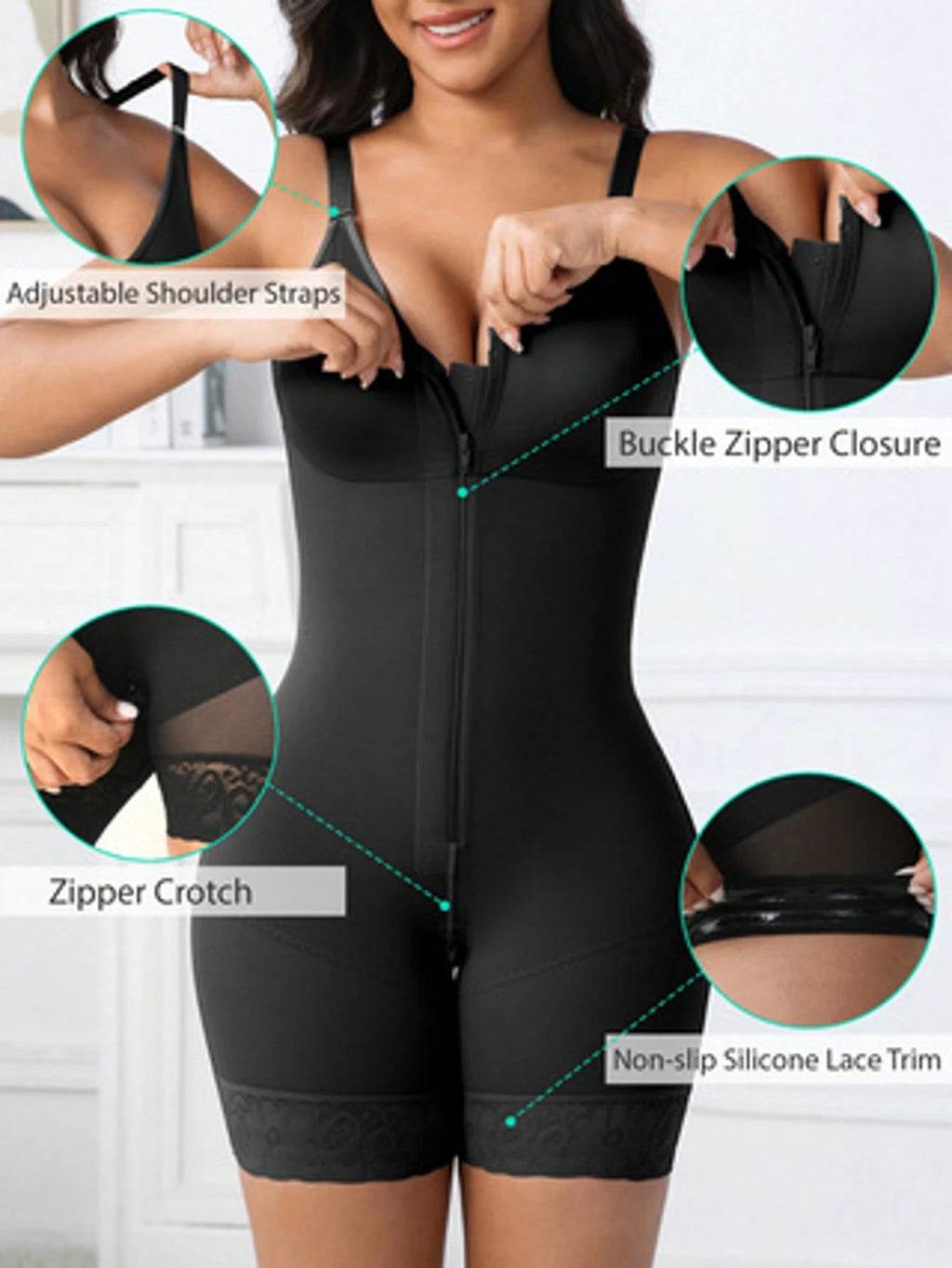 Minimalist Seamless Shaping Jumpsuit | Targeted Abdominal Control