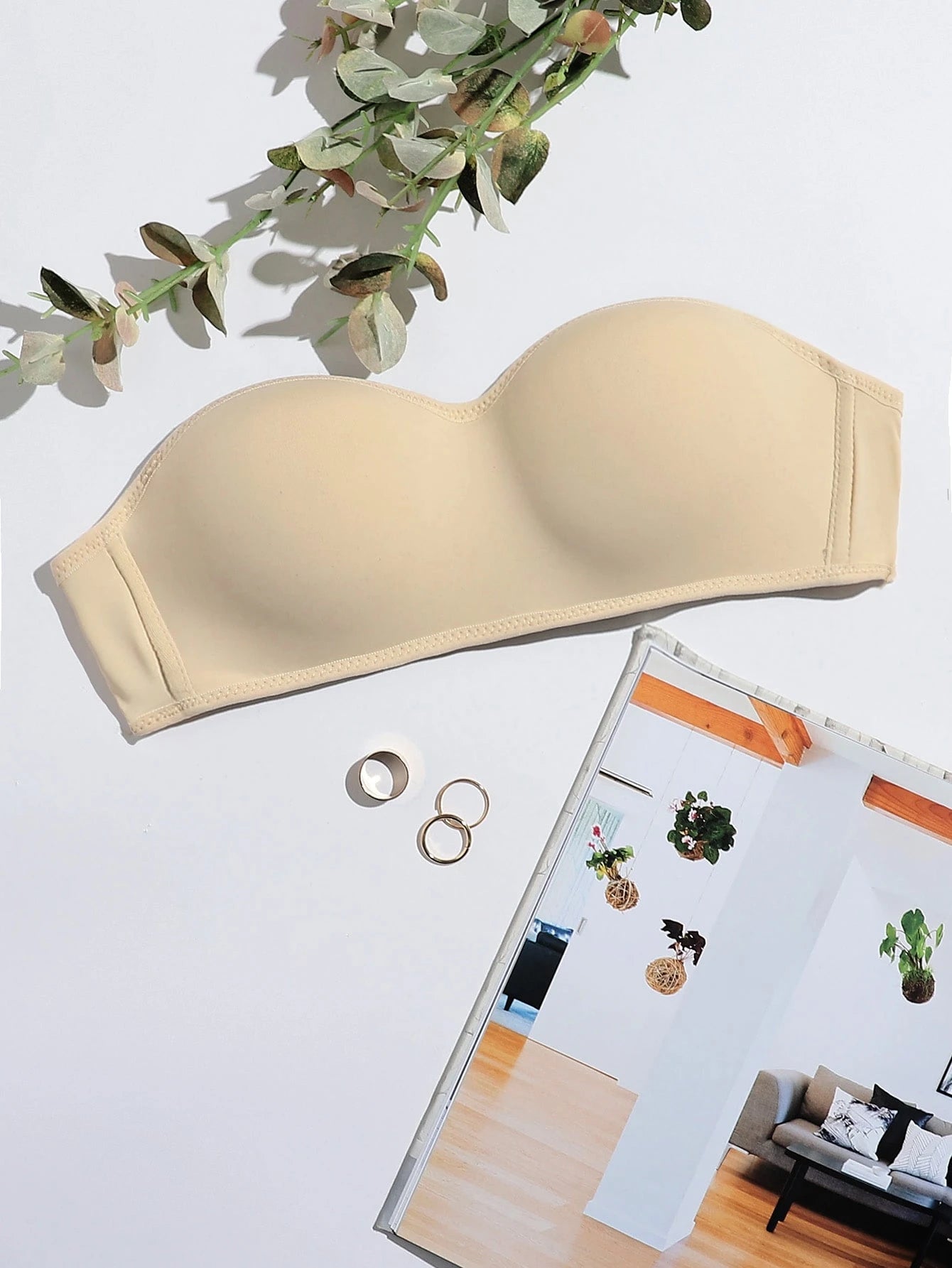 Bandeau Bra with Adjustable Straps | Seamless Comfortable Fit | Versatile Everyday Wear