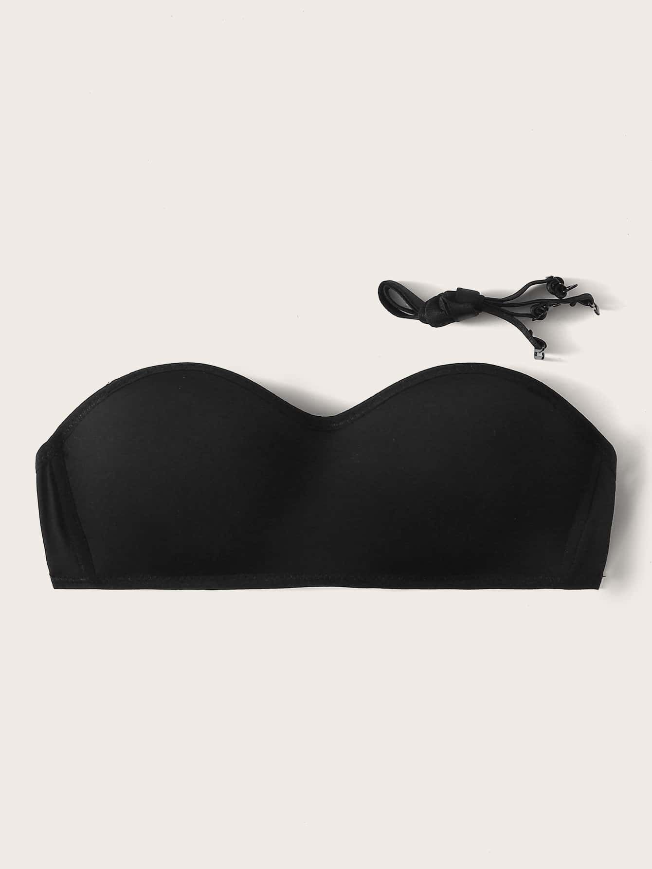 Bandeau Bra with Adjustable Straps | Seamless Comfortable Fit | Versatile Everyday Wear