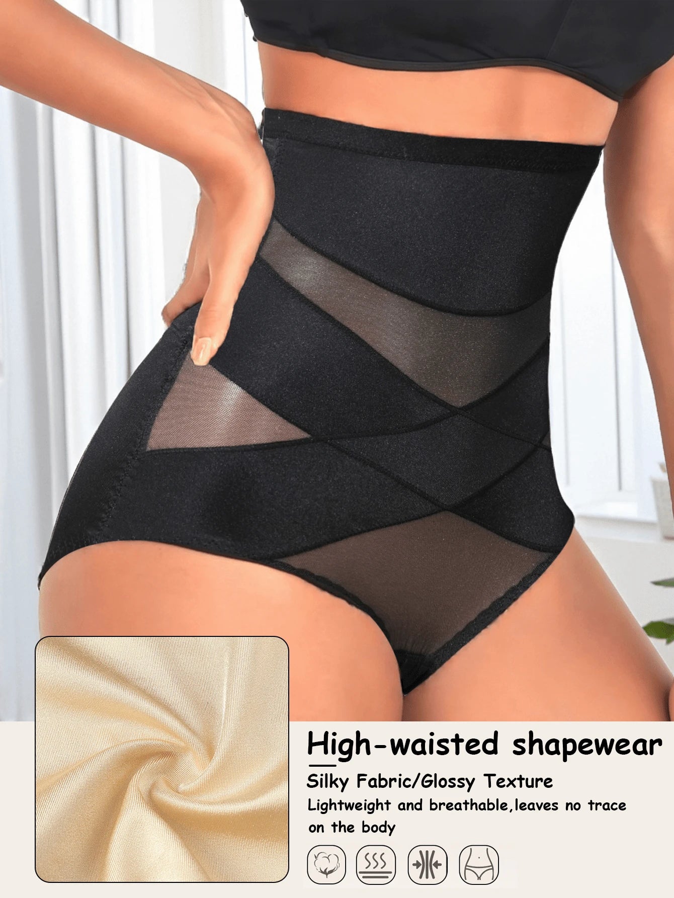Women’s High-Compression Shaping Leggings – Seamless Butt-Lift Edition