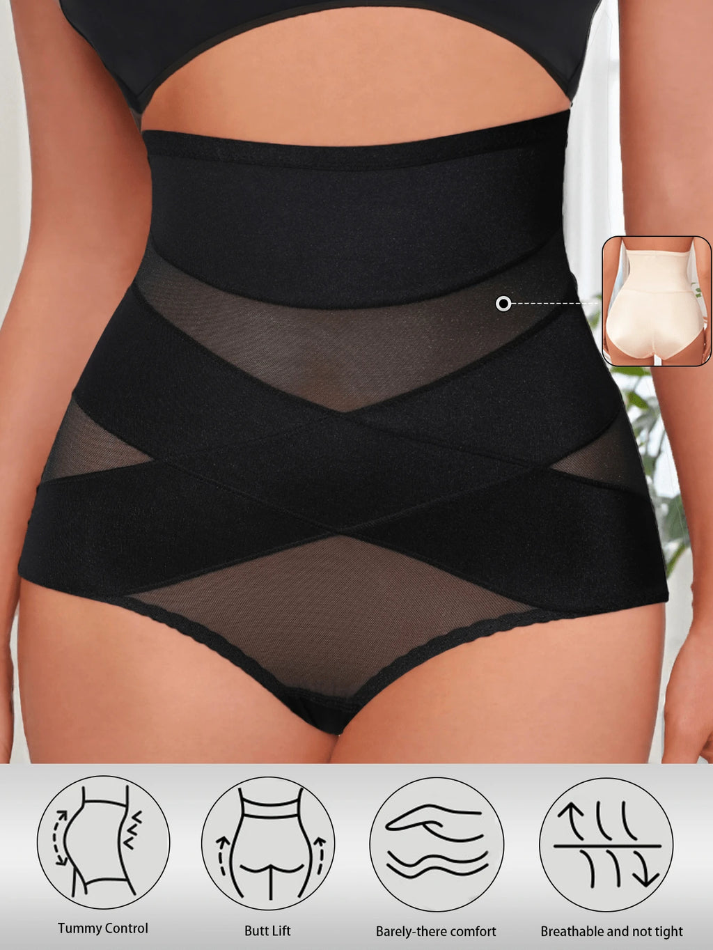 Women’s High-Compression Shaping Leggings – Seamless Butt-Lift Edition