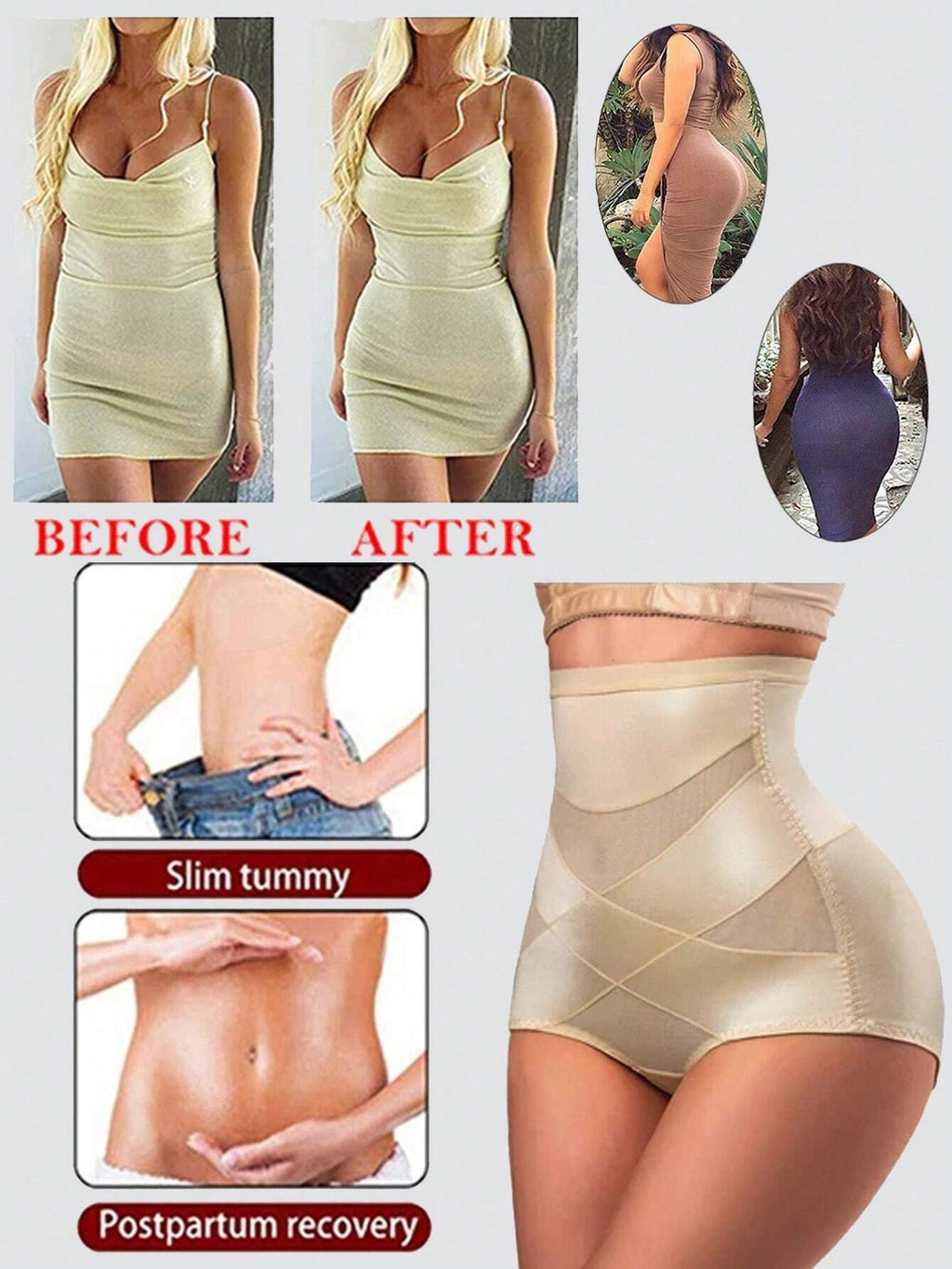 Women’s High-Compression Shaping Leggings – Seamless Butt-Lift Edition