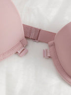 Women’s Beige Seamless Strapless Backless Bra – Padded Push-Up Bralette | Casual Everyday Comfort