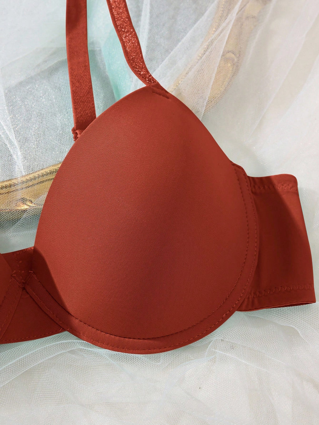 Underwire Bra with Adjustable Straps | Solid Color Support Fit | Comfortable Everyday Wear